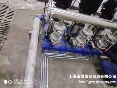 恒壓供水機(jī)組升級處理