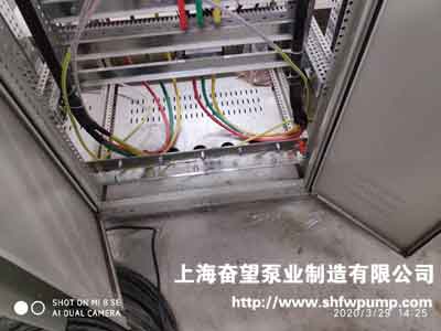 水泵供水設(shè)備控制柜內(nèi)部線路改裝